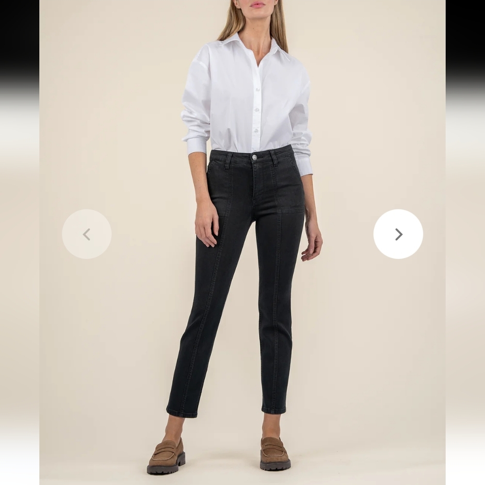 NWT Reese High Rise Ankle Straight